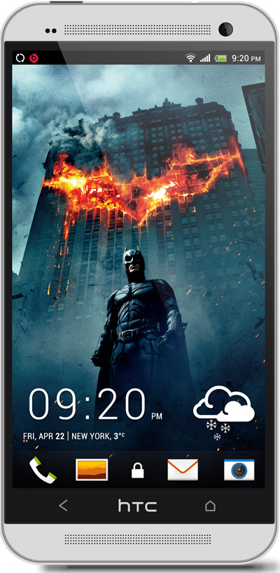 The Dark Knight HTC One Wallpaper