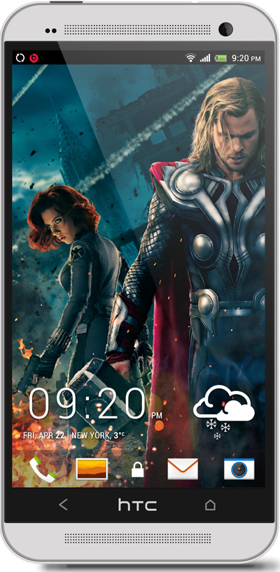The Avengers HTC One Wallpaper