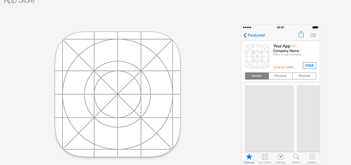 iOS 7 Icon Template