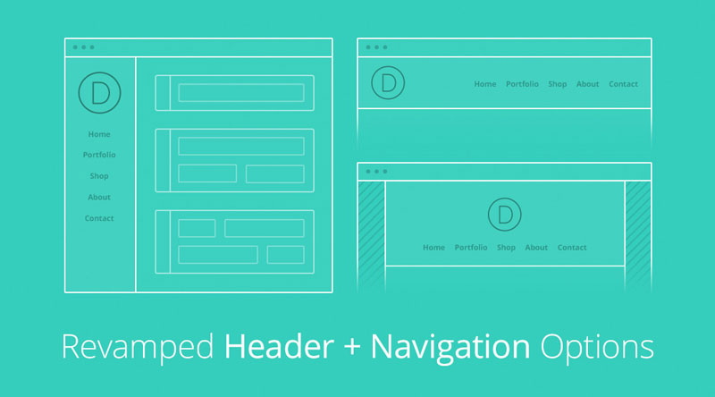 Divi Header and Navigation Options
