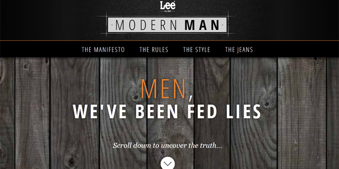 Lee Jeans Eco Style Website