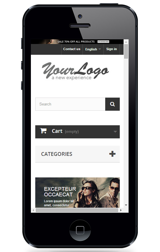 PrestaShop Responsive Theme