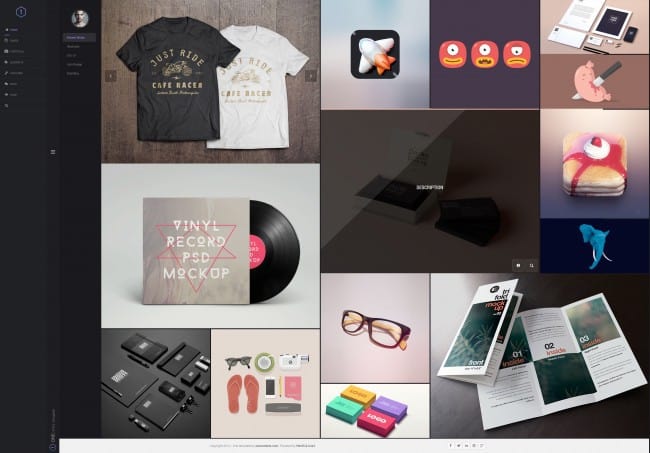 creative portfolio homepage