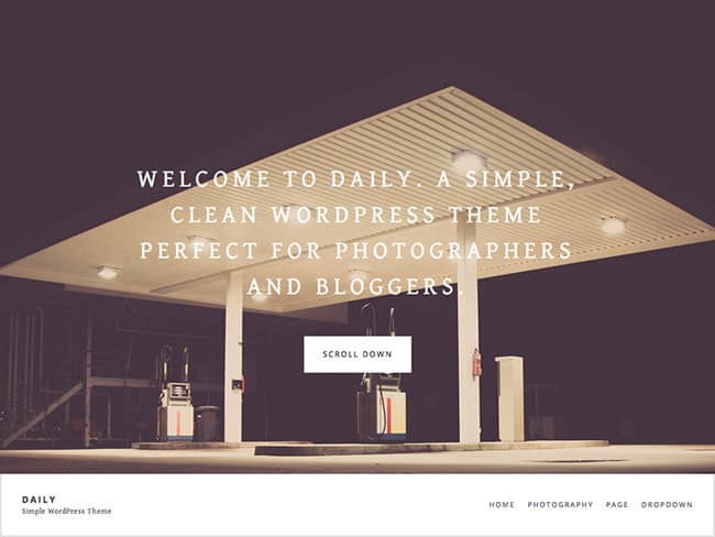 daily WP theme