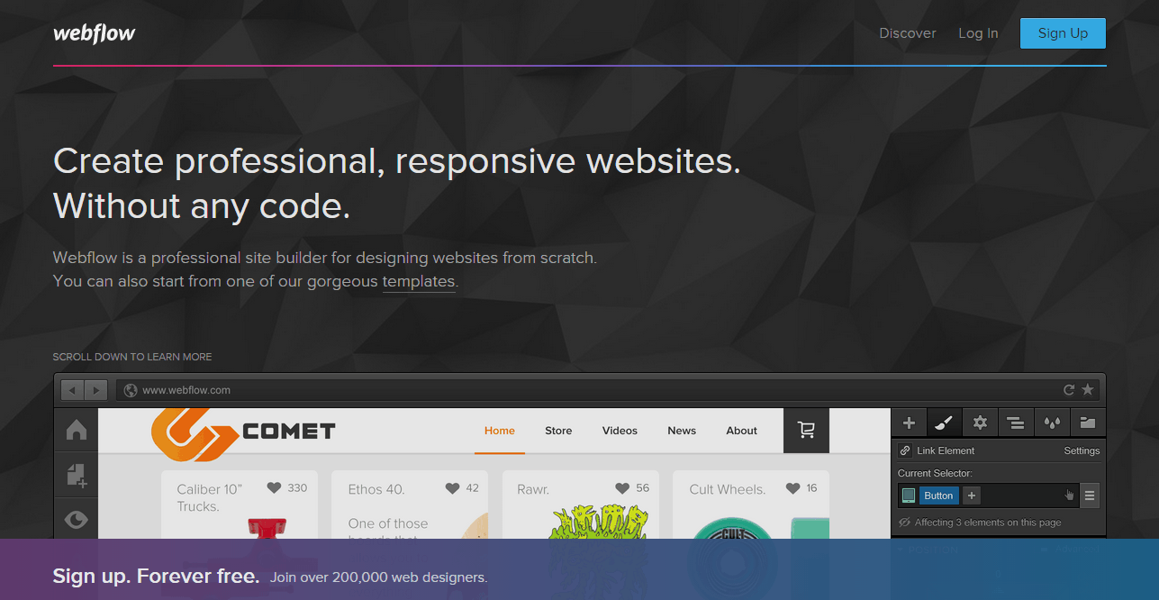 Top Responsive Website Builder   Webflow