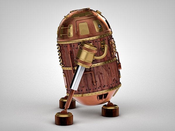 daily inspiration steampunk R2D2