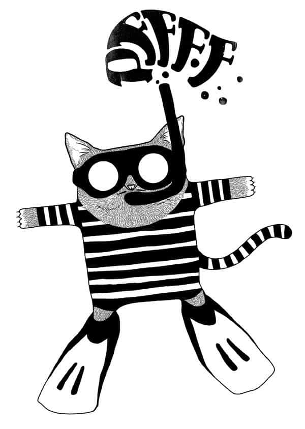 inspirational cat illustrations 