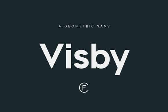 visby bold fonts perfect for headlines