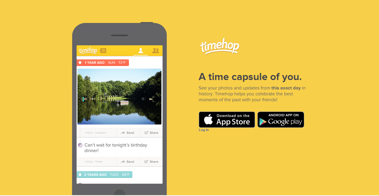 April Design Resource Roundup: Timehop What did you do 1 year ago today
