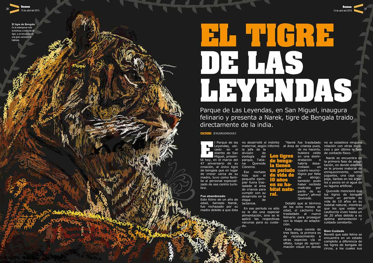 Featured Work: The Tiger of Legends by Jesús Rodríguez