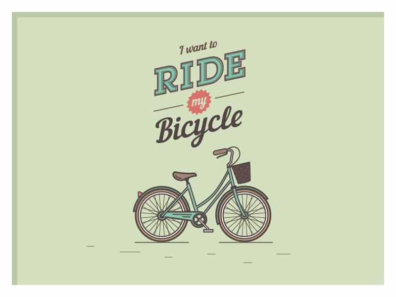 Huge Collection of Hipster-esque Bicycle Illustrations Part 1