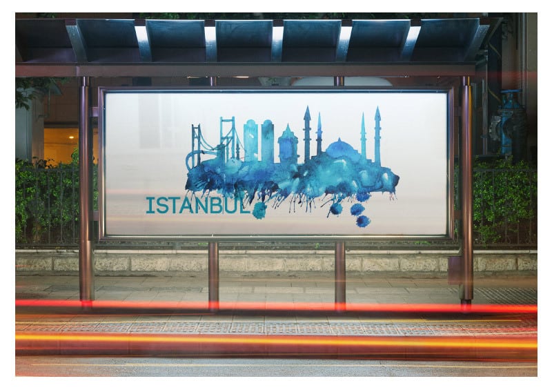 CLD Exclusive: Beautiful Watercolor Skylines of 13 Famous Cities (AI, EPS)