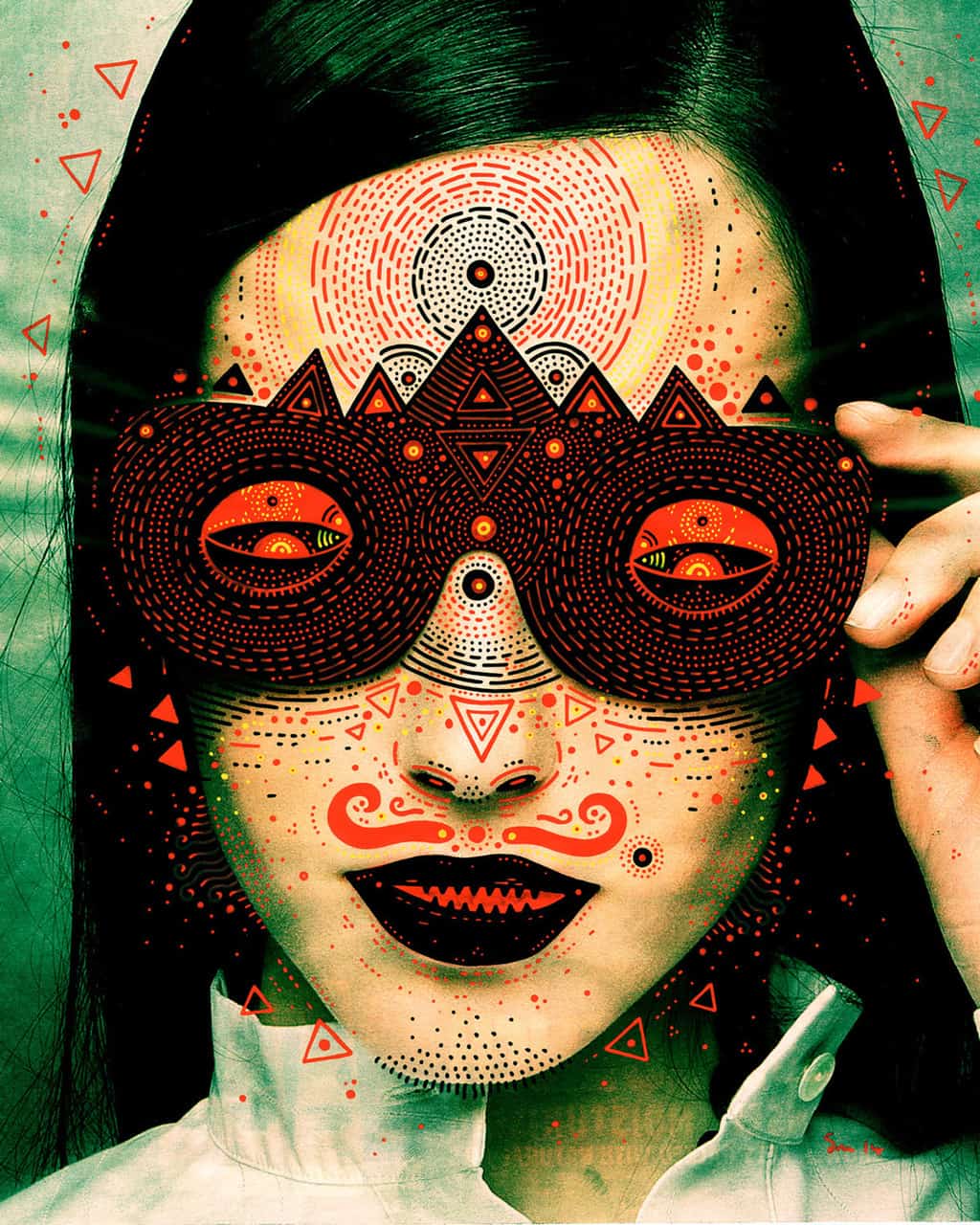 Featured Work: Scary but Brilliant Masks of Culture 4
