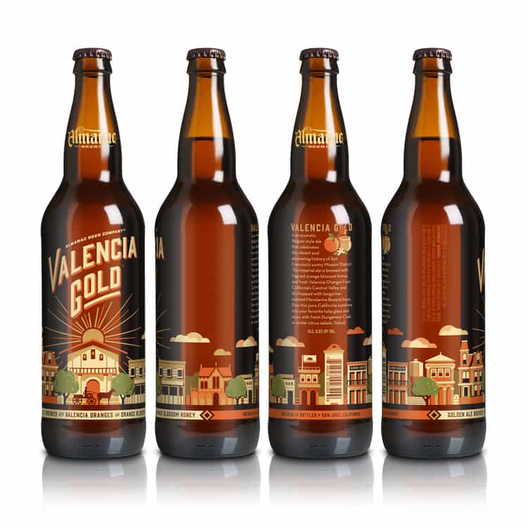 Almanac's+Valencia+Gold+bottle+design+by+DKNG