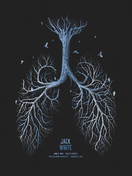 A stylistic illustration of lungs