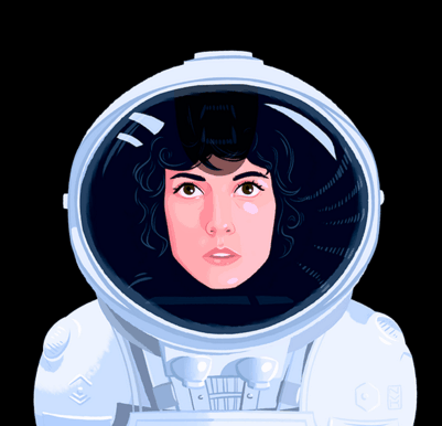 a lady astronaut