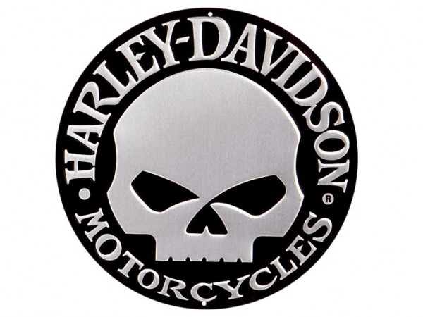 harley davidson skull logo wallpaper