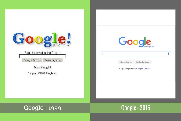 Google Before and After