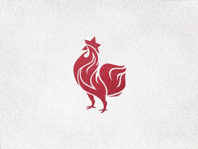 Red rooster logo