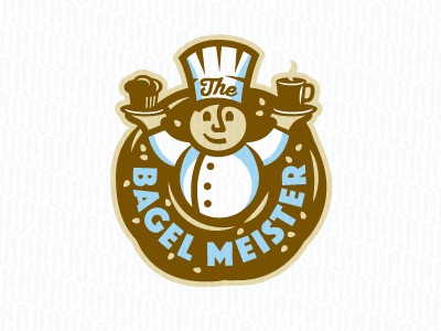 Bagel chef logo