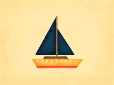Yellow boat design
