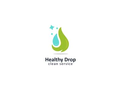 Healthy drop logo