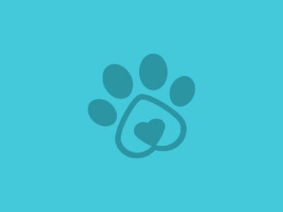 Blue paw logo