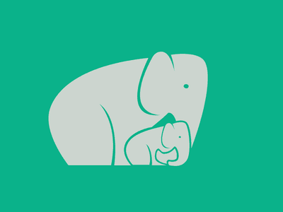 Elephant family logo