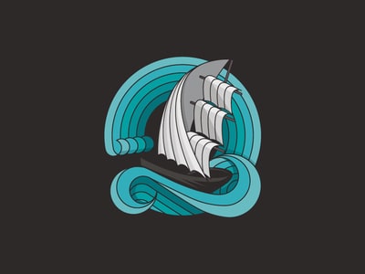 Sinking ship logo
