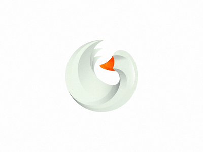 White goose design