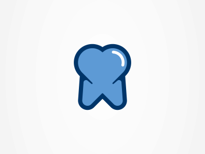 Blue tooth with heart
