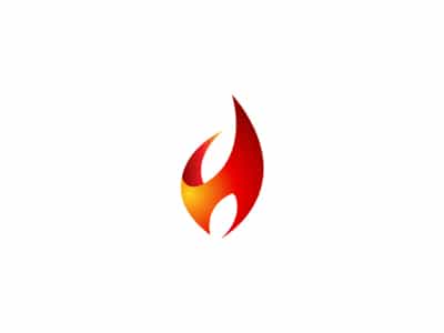Classic flame logo