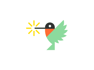 Hummingbird logo design