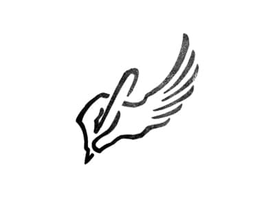 pen with wings logo