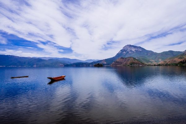boat in calm water