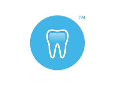 Circular blue tooth logo