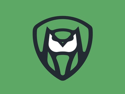 Green owl logo