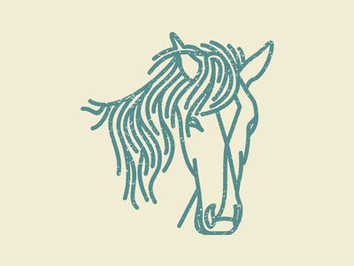 Realistic Horse Logo