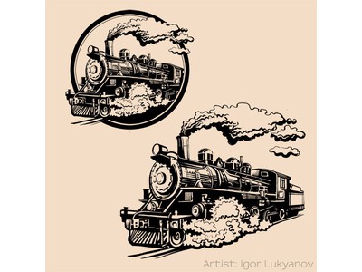 Black Locomotive design