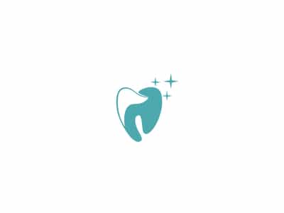 Sparkling tooth logo
