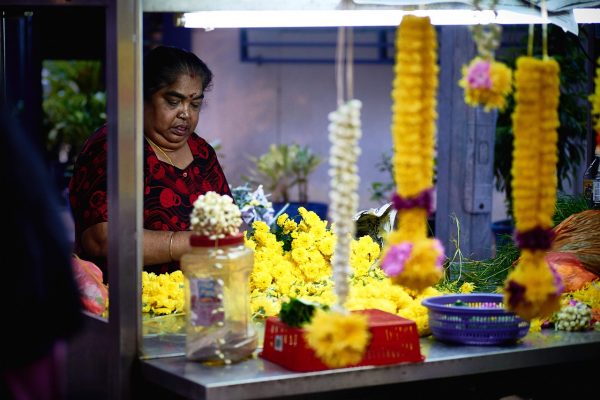 florist in the flower shop
