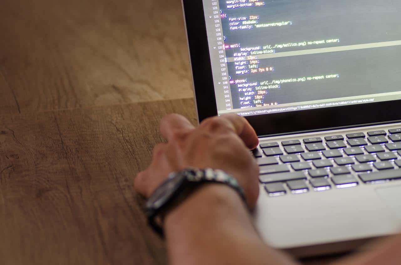 developer writing